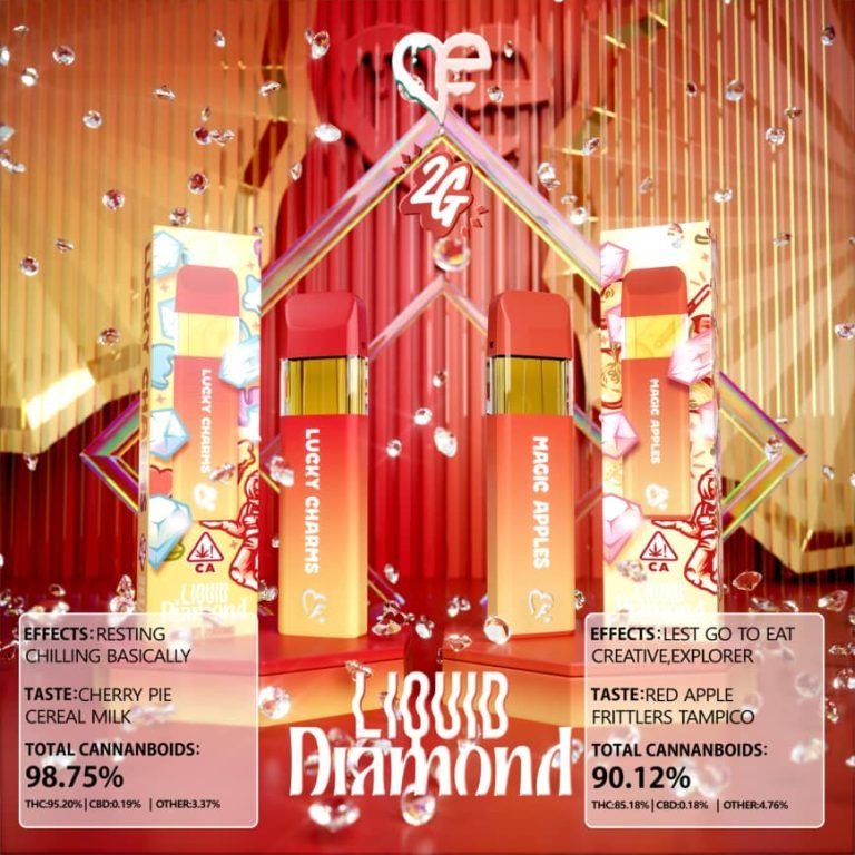 Favs Cart Lucky Charms & Magic Apple 2G Liquid Diamond – Favs Cart