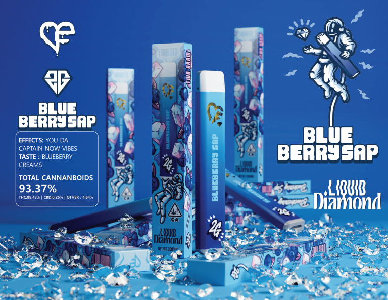 Favs Cart Blueberry Sap 2G Liquid Diamond – Favs Cart