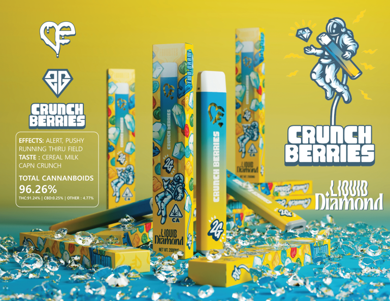 Favs Cart Crunch Berries 2G Liquid Diamond – Favs Cart