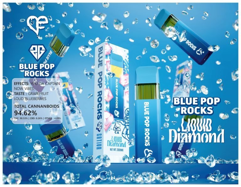 Favs Cart Blue Pop Rocks 2G Liquid Diamond – Favs Cart